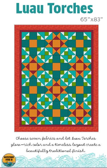 Mystery Five-0 Mega Mystery #3 - Luau: Torches DIGITAL Pattern