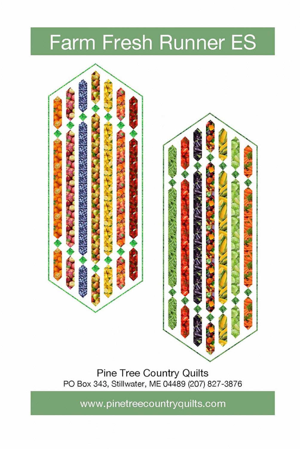 Farm Fresh Table Runner, Pattern