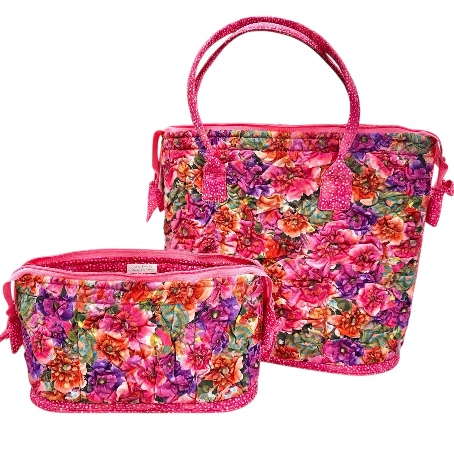 Pucker Up Tote Bag and Accessory Bag Pattern