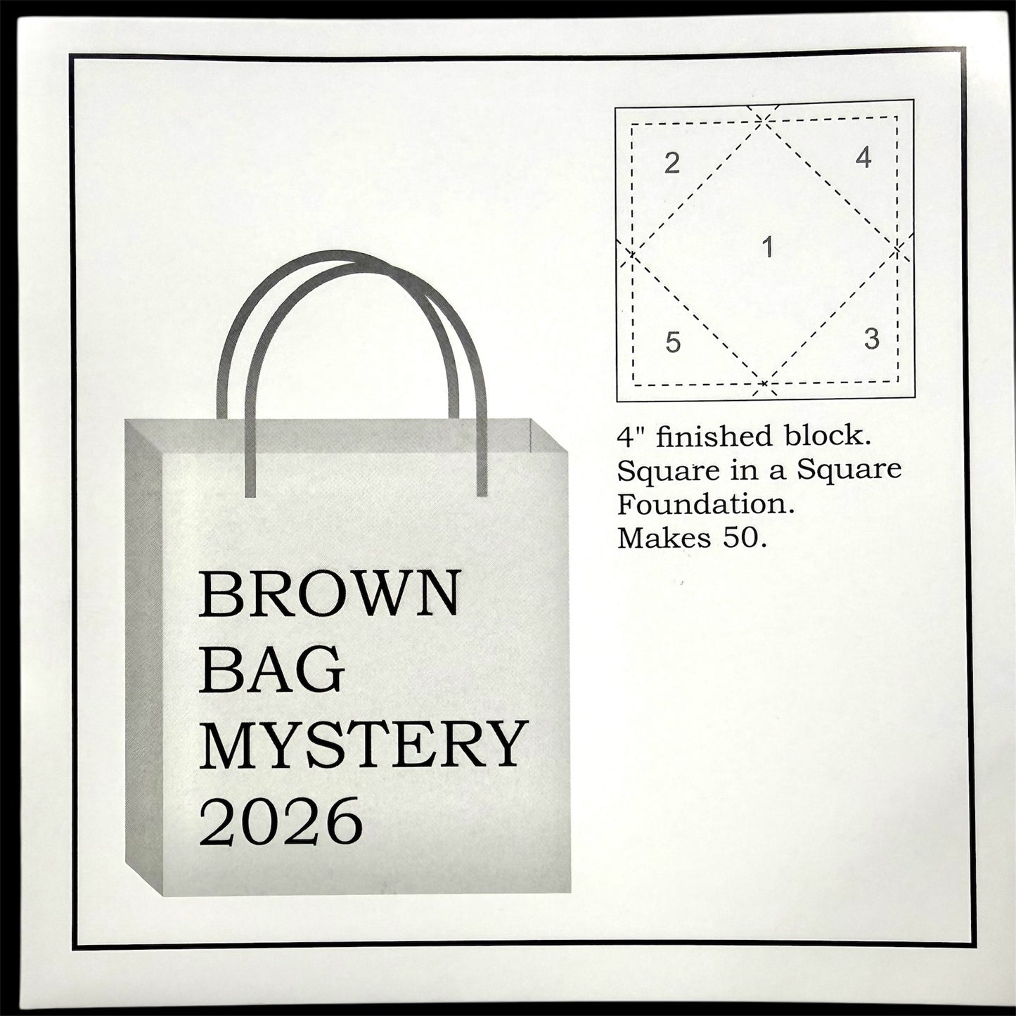 Brown Bag Mystery 2026 Foundation Pack
