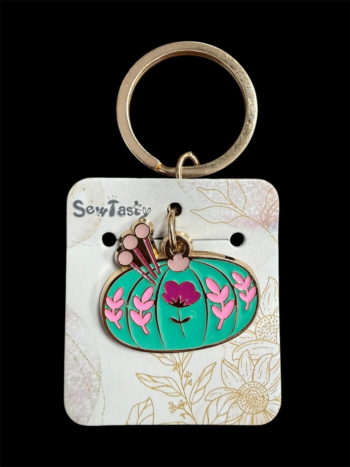 Sew Tasty Brass Keychains