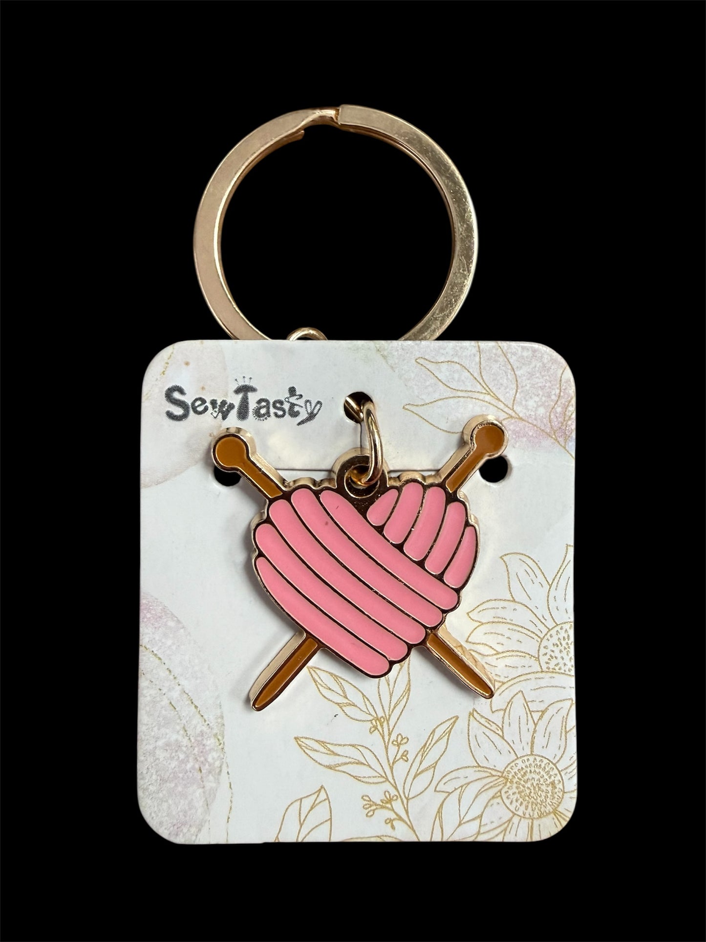 Sew Tasty Brass Keychains