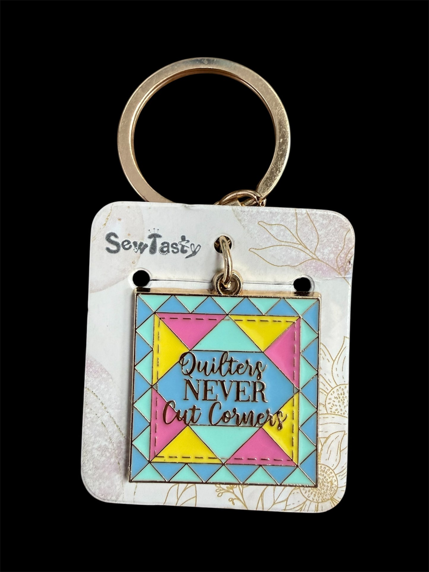 Sew Tasty Brass Keychains