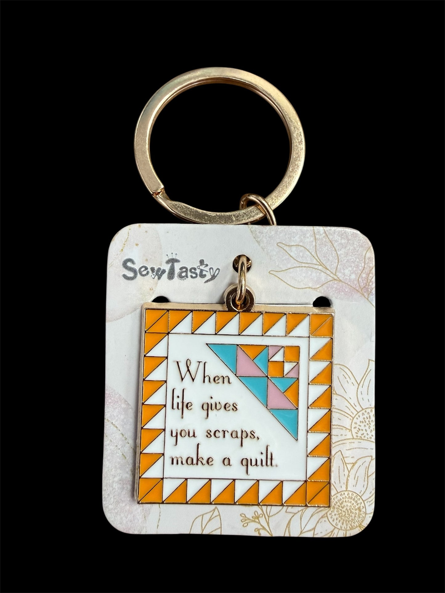 Sew Tasty Brass Keychains