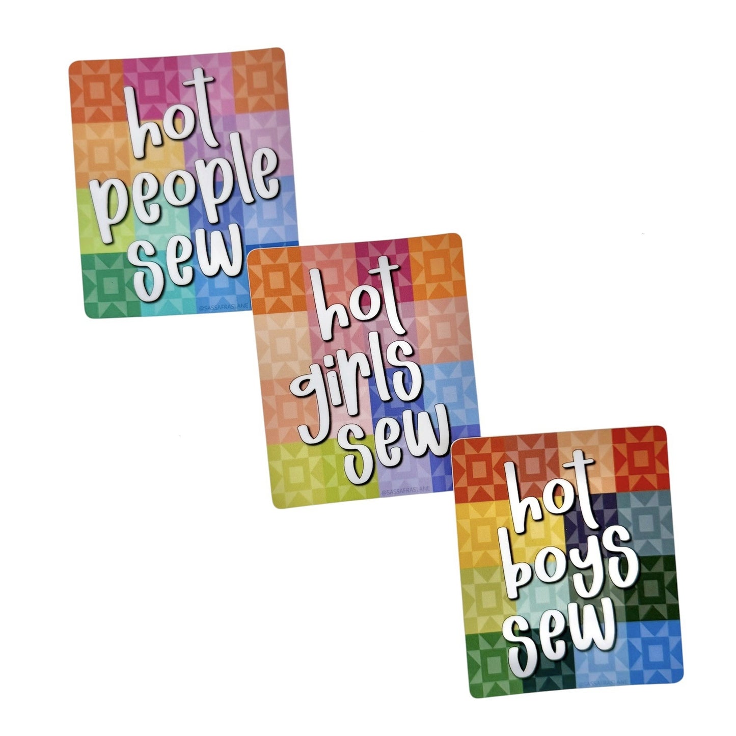 Hot People Sew Stickers