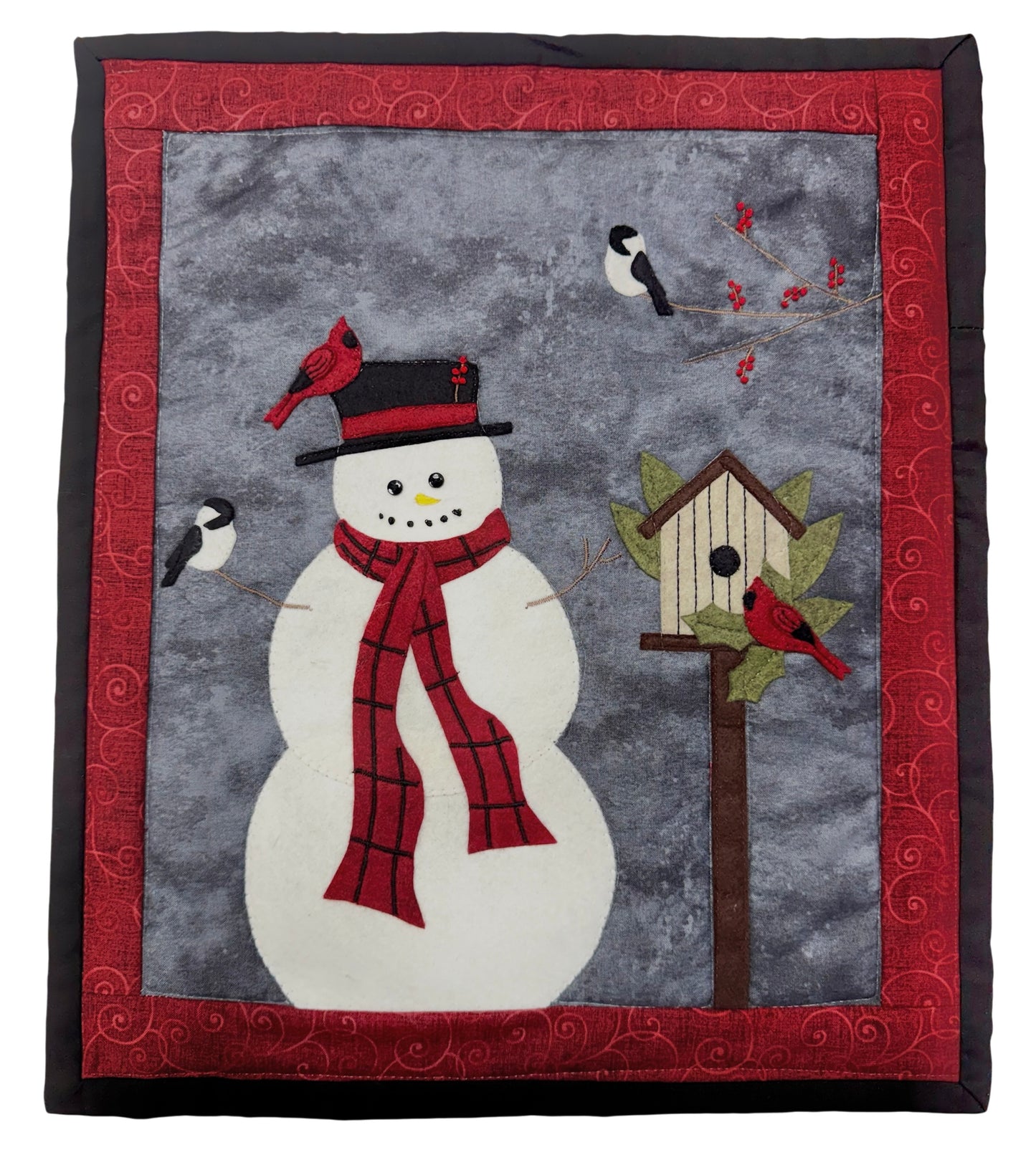 Snowman Quilted Wall Hanging Pattern by Rachel's of Greenfield