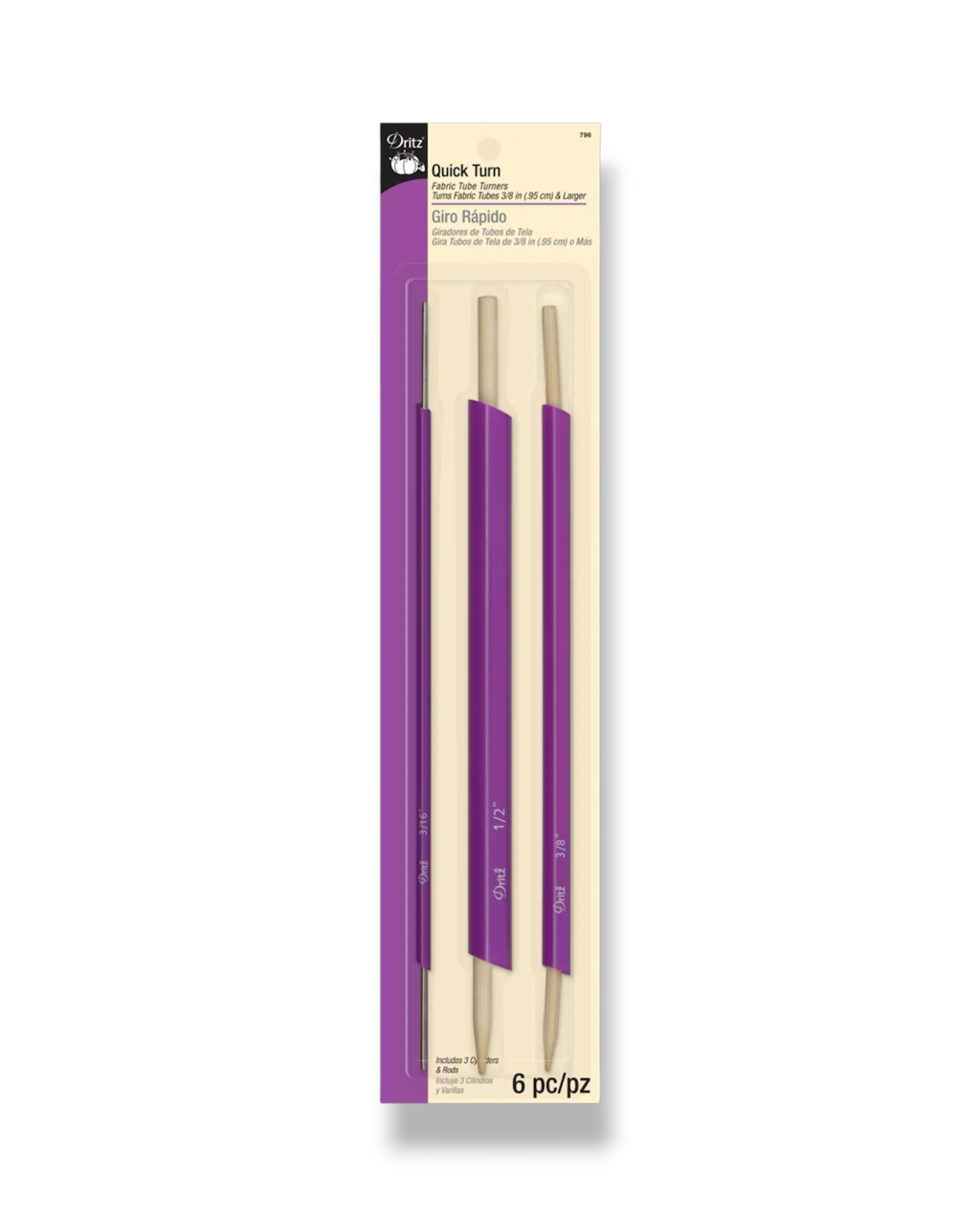 Dritz Quick Turn Fabric Tube Turners