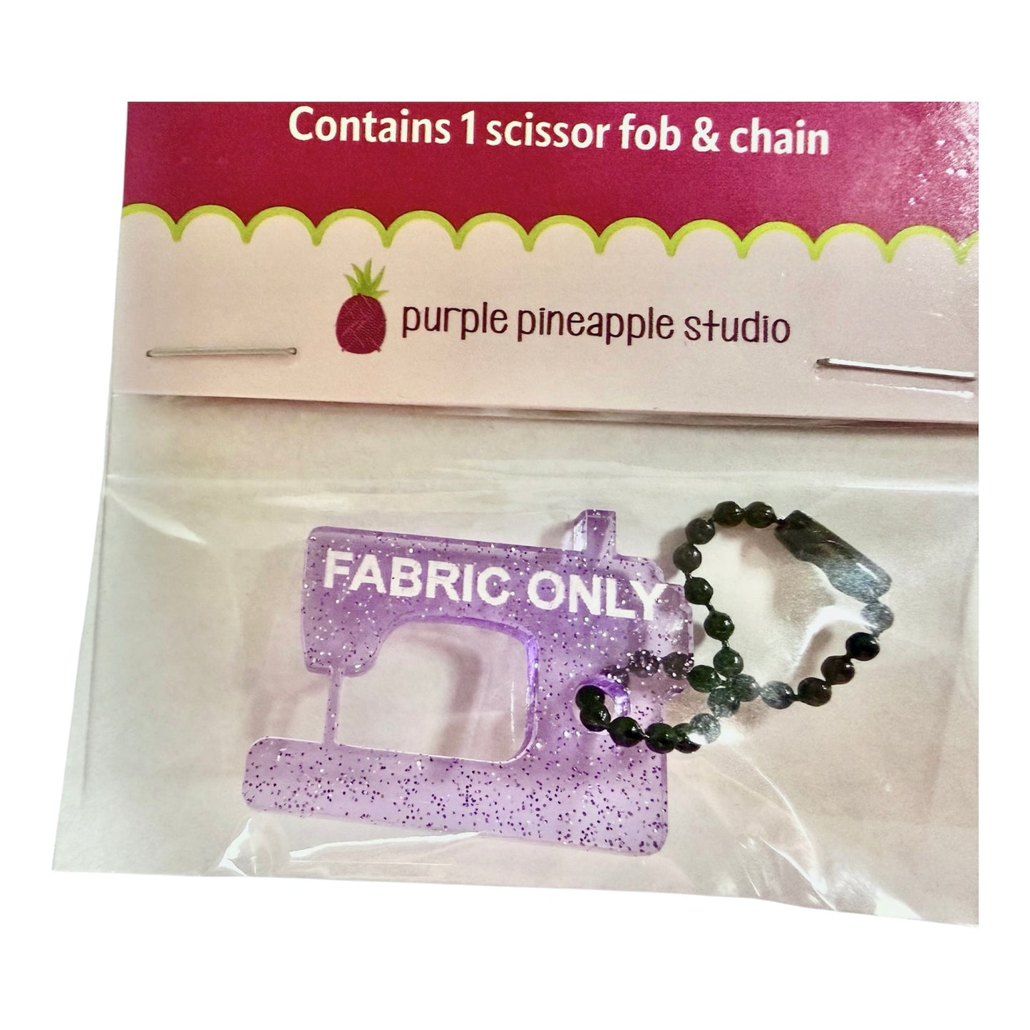Scissor Fob By Purple Pineapple Studio