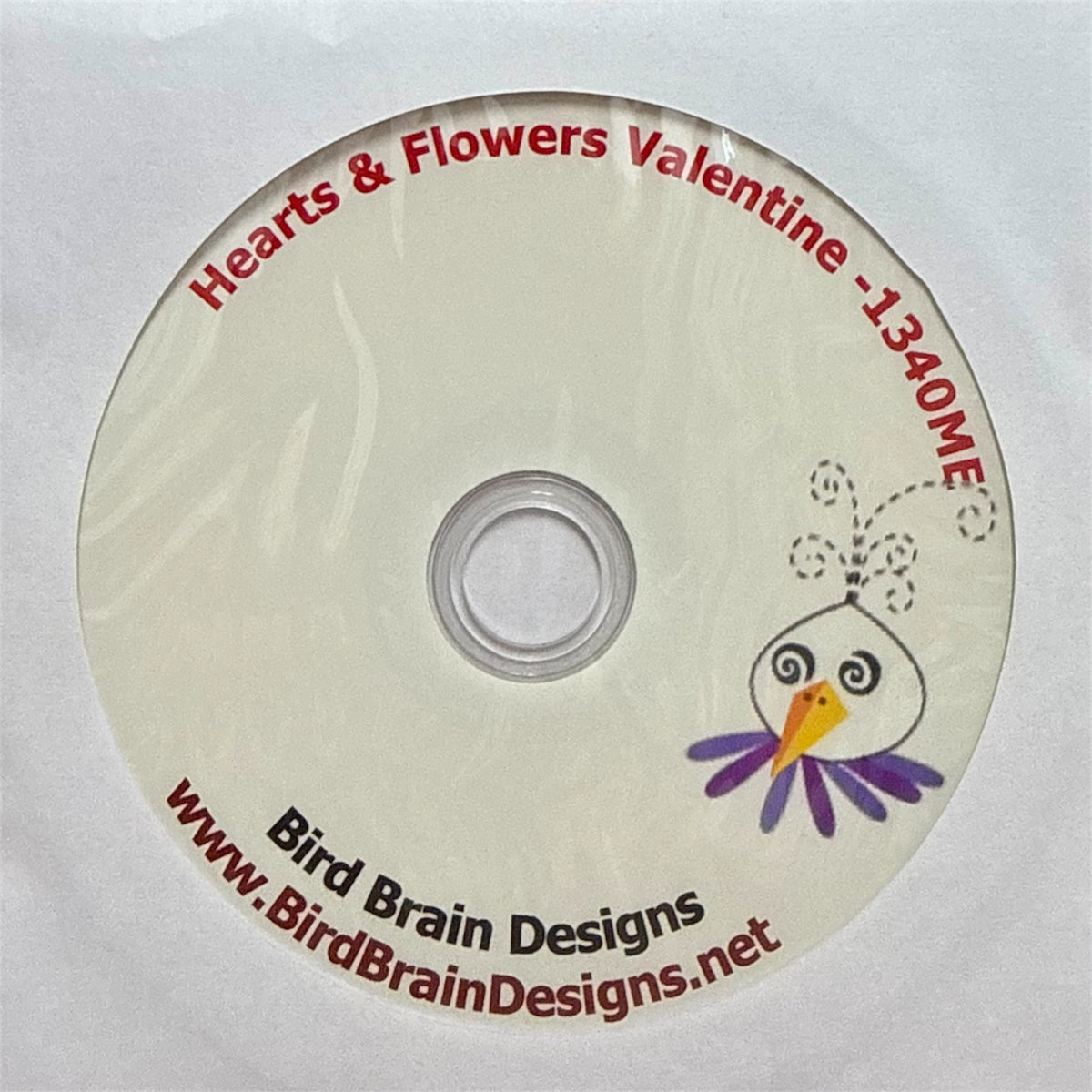 Hearts & Flowers Valentine Pattern by Bird Brain Designs