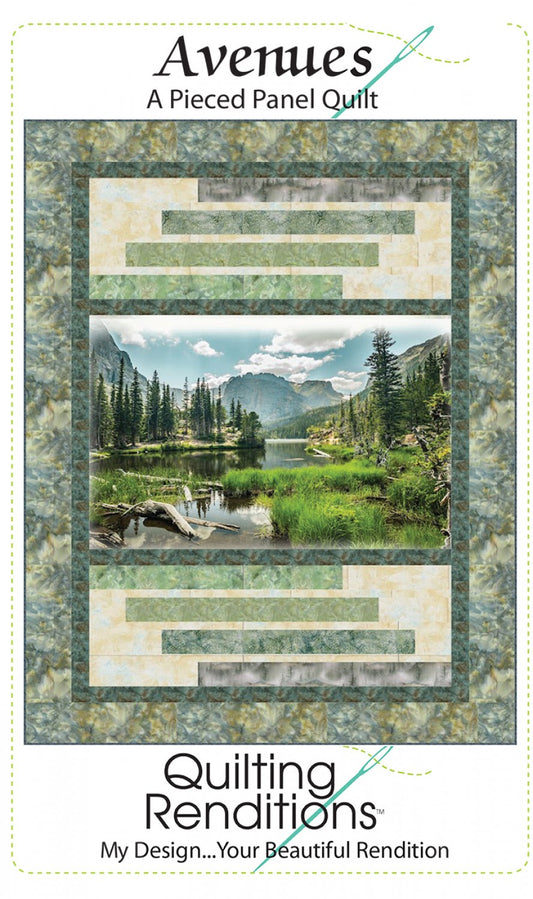Avenues Panel Quilt, Pattern