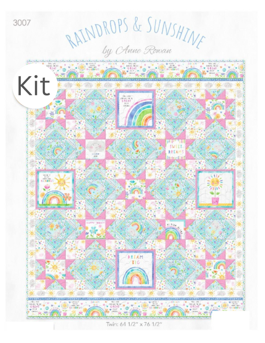 Raindrops and Sunshine Quilt Kit