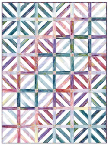 Pergola - Soulstice Quilt Kit & Rainbow Quilt Book by Sarah Thomas
