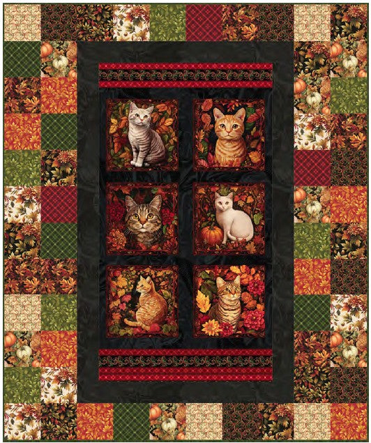 Rustle & Purr Quilt Kit