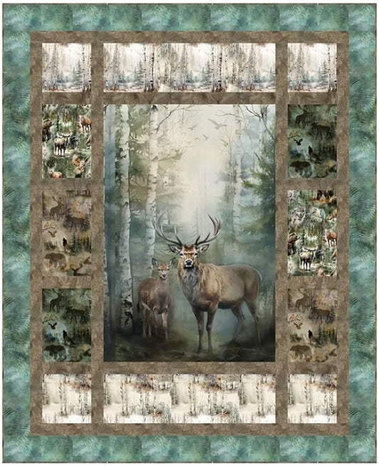 Birds Eye View - Forest Quilt Kit
