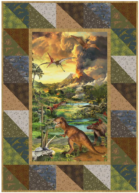 Fable - Prehistoric Paradise Quilt Kit