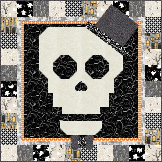 Sir Skellington Quilt Pattern by Heidi Pridemore