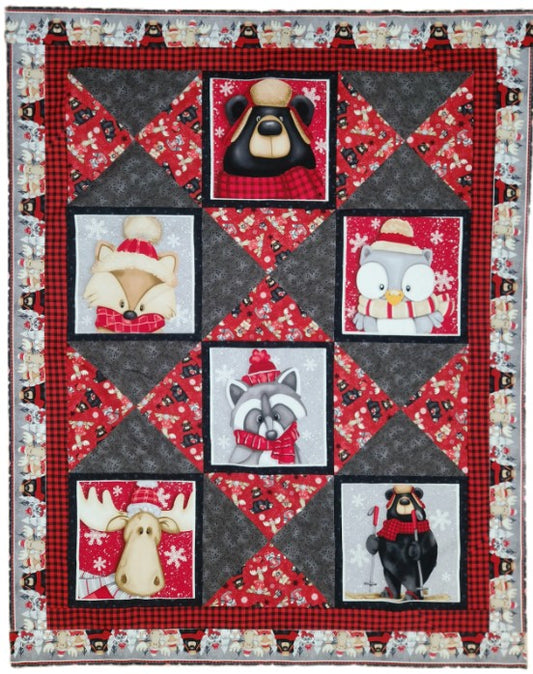 Snowy Friends Throw Kit