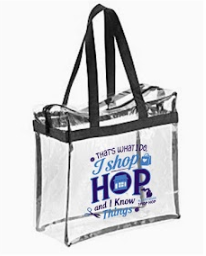 2026 All Michigan Shop Hop Clear Tote Bag - PRE-ORDER