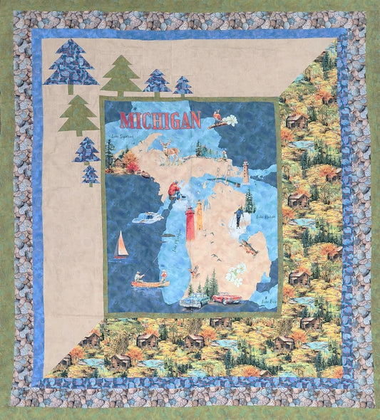 2025 All Michigan Shop Hop Trail Mix Quilt Kit Pre-Order