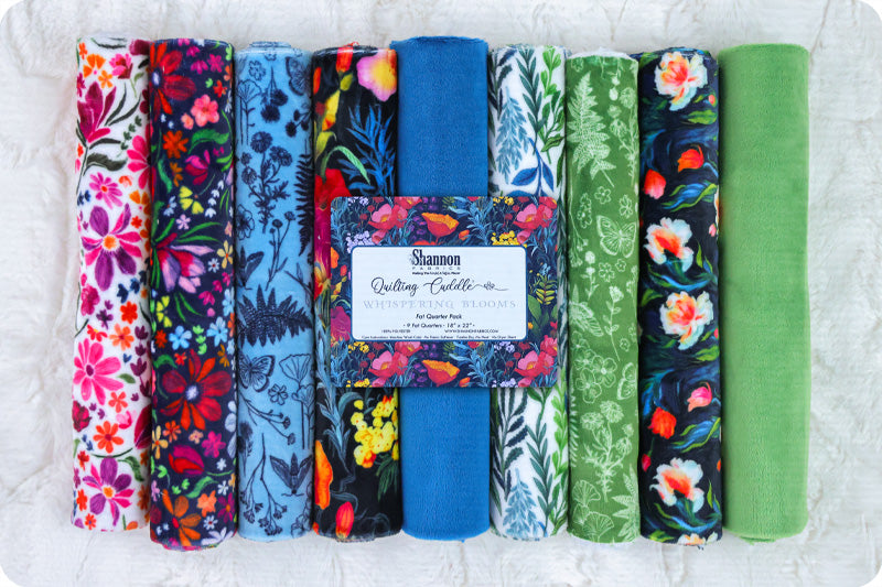 Quilting Cuddle Fat Quarter Packs: Whispering Blooms
