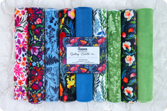 Quilting Cuddle Fat Quarter Packs: Whispering Blooms