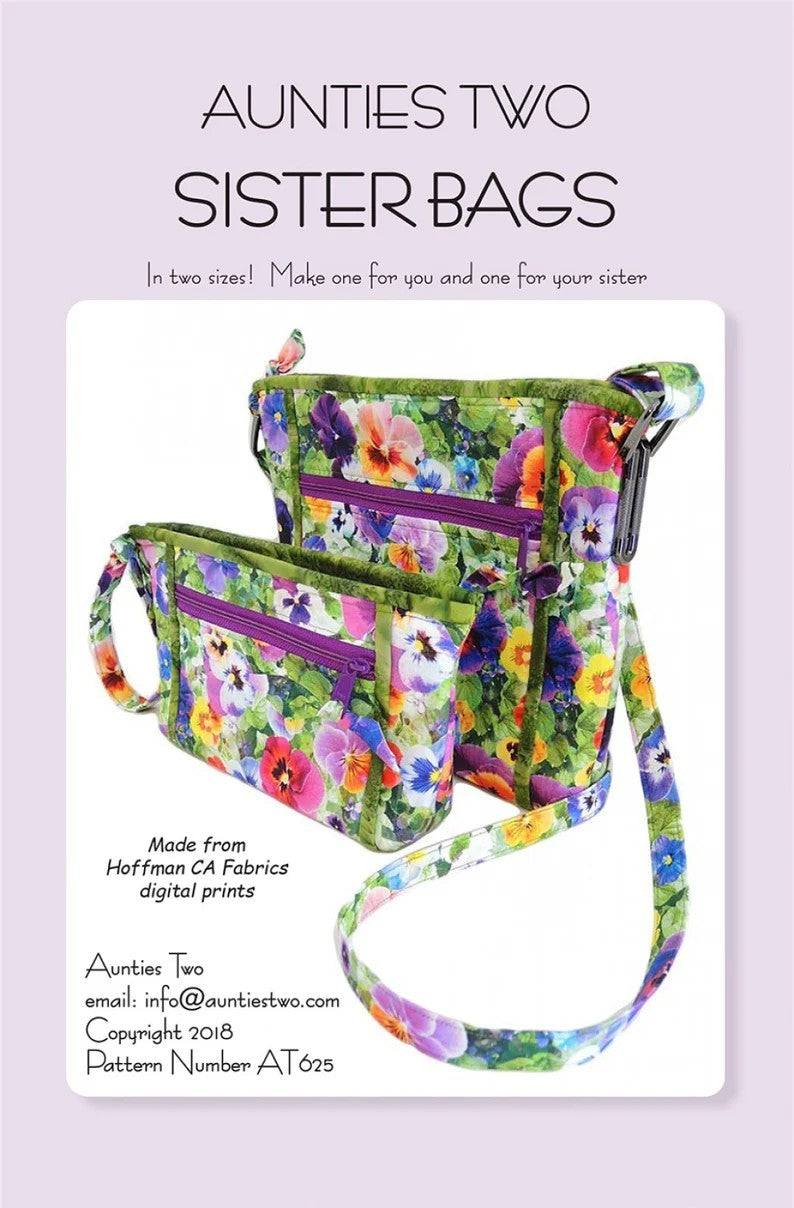 Aunties Two Sister Bags Pattern