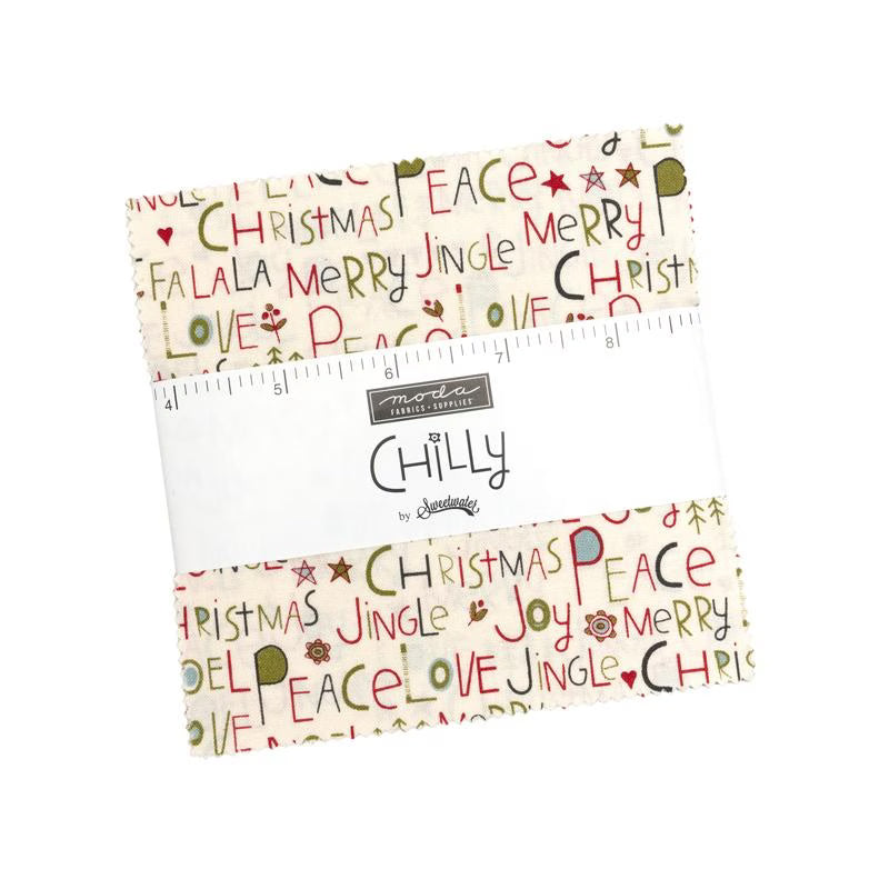 Chilly 5" x 5" Charm Pack By Sweetwater for Moda
