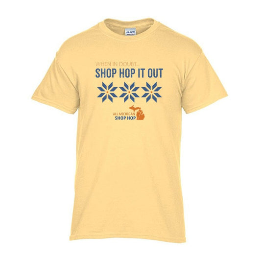 2025 All Michigan Shop Hop T-Shirt Small Available