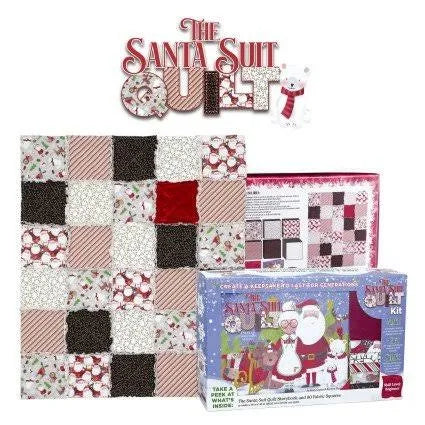 PRE-ORDER Santa Suit Quilt Kit Box with Storybook