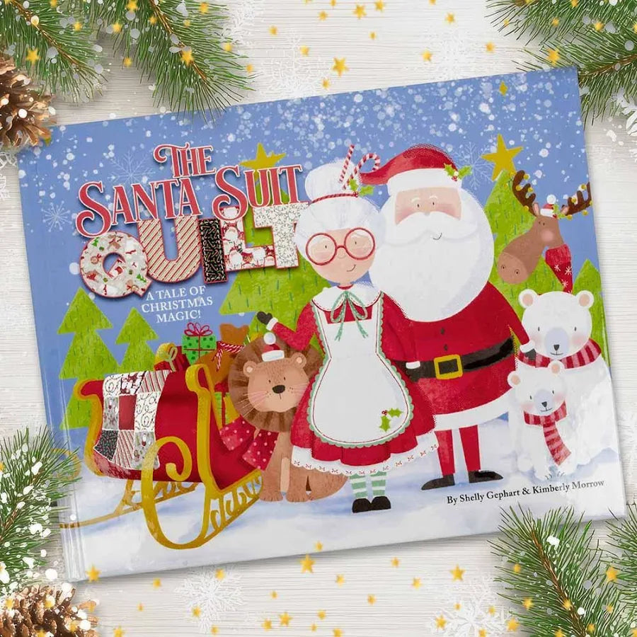 PRE-ORDER Santa Suit Quilt Kit Box with Storybook