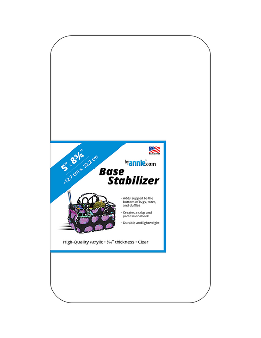 Clear Acrylic Base Stabilizer - variety of sizes