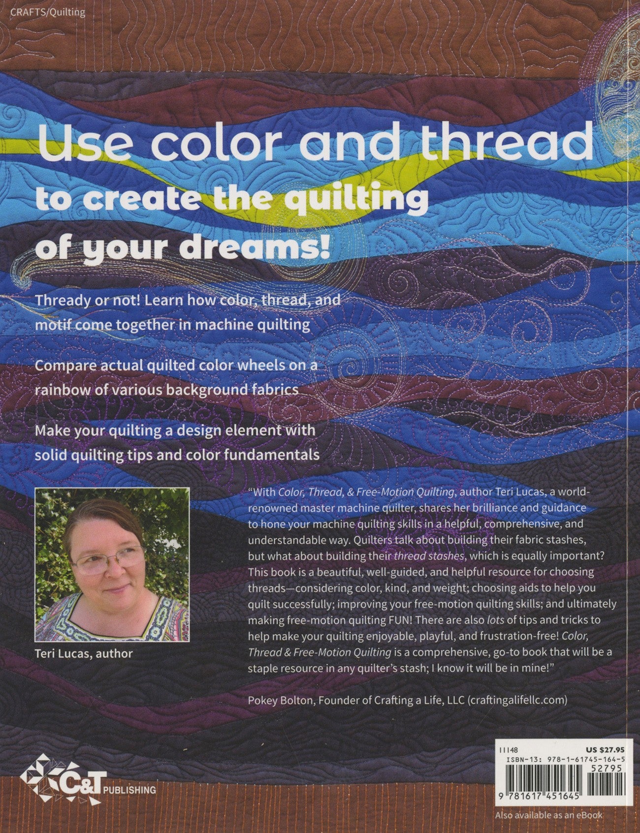 Color, Thread & Free-Motion Quilting: Learn to Stitch with Reckless Abandon