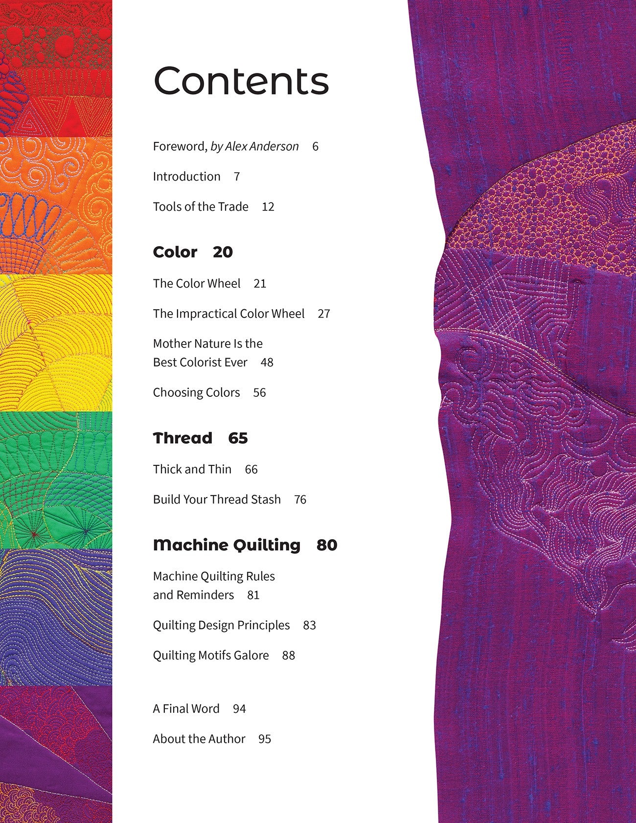 Color, Thread & Free-Motion Quilting: Learn to Stitch with Reckless Abandon