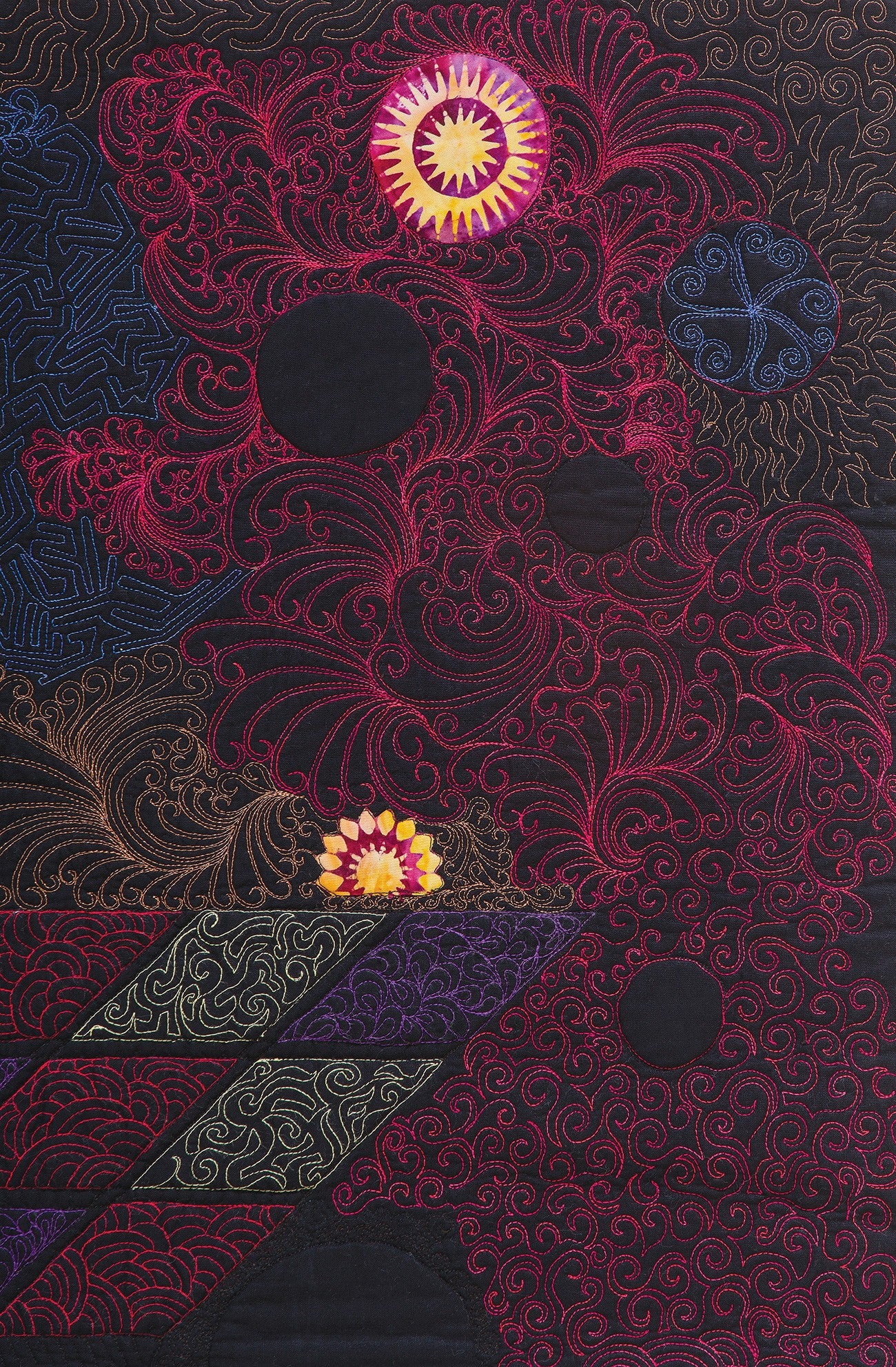 Color, Thread & Free-Motion Quilting: Learn to Stitch with Reckless Abandon