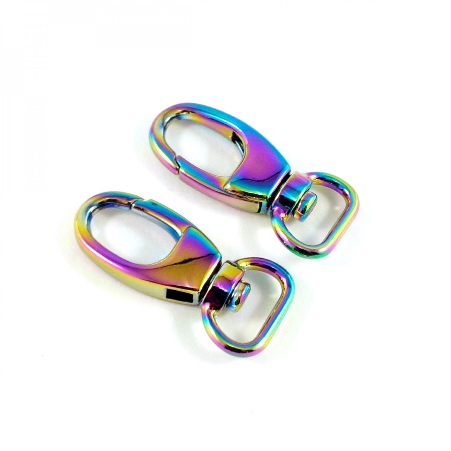 Swivel Snap Hooks for 1/2in Straps, Rainbow