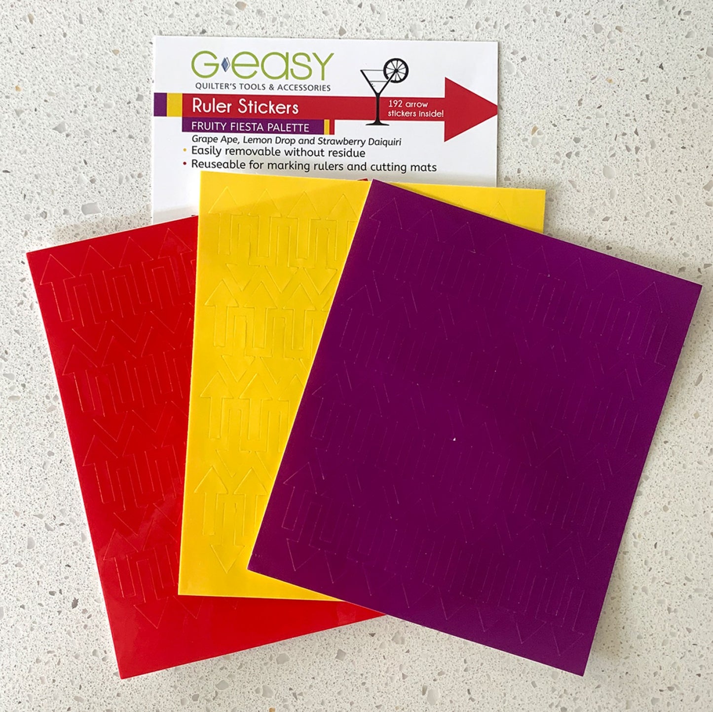 Ruler Stickers, Multiple Colors