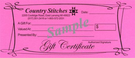 Gift Certificate