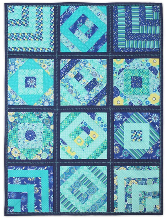 Quilt As You Go Mix & Match 12-Block Quilt