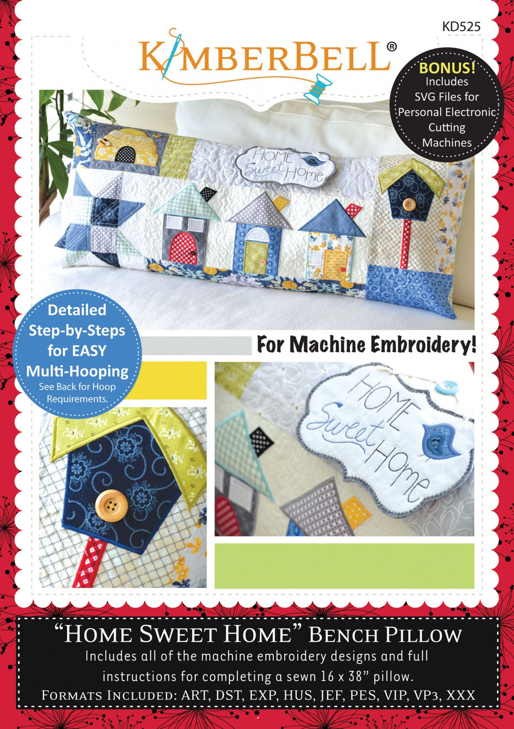 Kimberbell Home Sweet Home, Embroidery CD